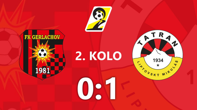 VONKAJŠIA VÝHRA V 2. KOLE SLOVNAFT CUPU PROTI GERLACHOVU
