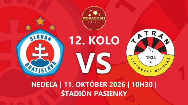 V 12. KOLE VONKU PROTI SLOVANU BRATISLAVA B