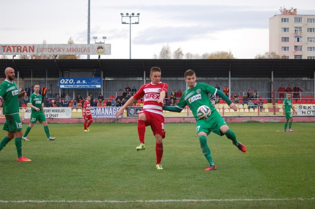 MFK Tatran Liptovský Mikuláš - 1. FC Tatran Prešov 1:2 