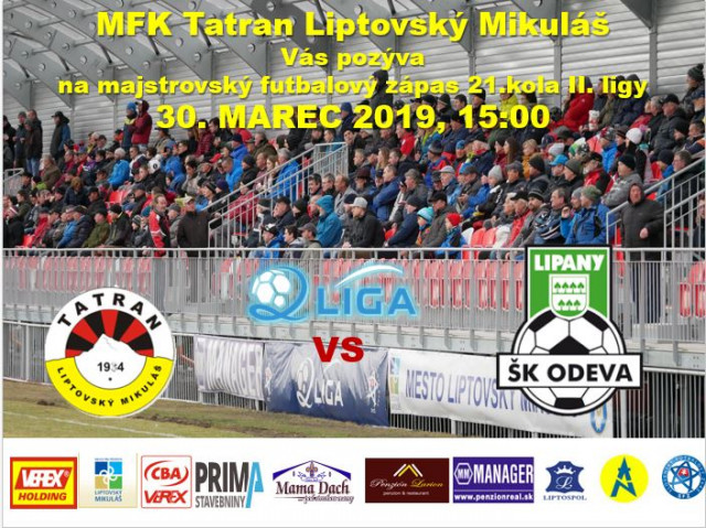 V sobotu proti Lipanom