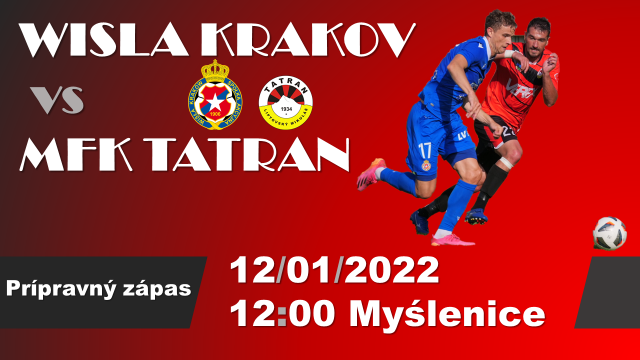 MFK Tatran zajtra proti Wisle Krakov