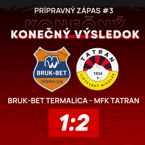 MFK Tatran uspel aj v treťom prípravnom zápase