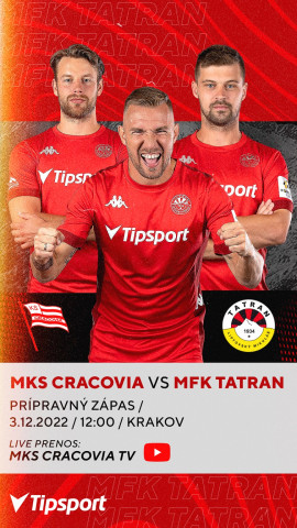 Prípravný zápas proti Cracovii