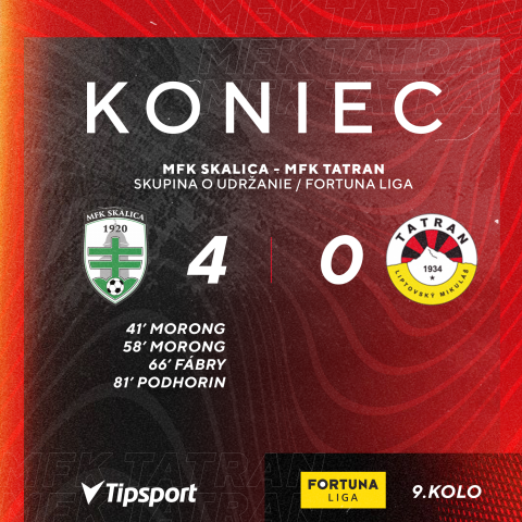 V SKALICI VYSOKÁ PREHRA