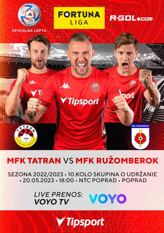 V POSLEDNOM ZÁPASE S MFK RUŽOMBEROK