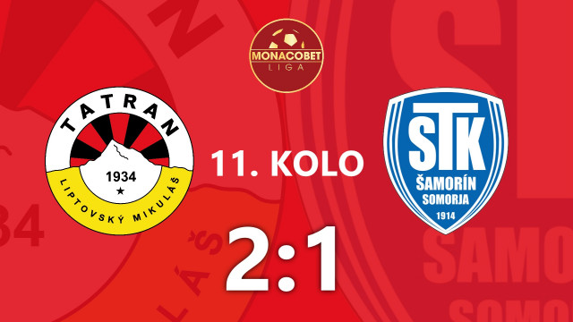 V 11. KOLE VÝHRA V SAMOTNOM ZÁVERE PROTI ŠAMORÍNU
