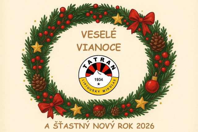 PRAJEME VÁM KRÁSNE VIANOCE A ŠŤASTNÝ NOVÝ ROK 2026