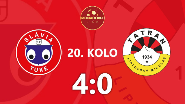 VONKAJŠIA PREHRA PROTI SLÁVII TU KOŠICE