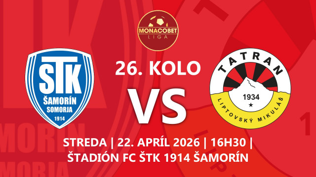 V DVADSIATOM ŠIESTOM KOLE VONKU PROTI ŠAMORÍNU