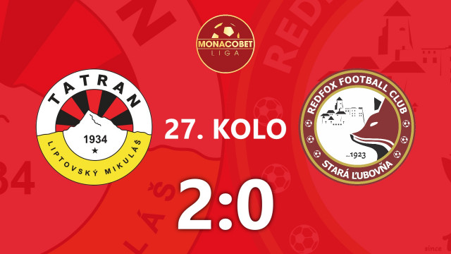 DOMÁCA VÝHRA PROTI STAREJ ĽUBOVNI